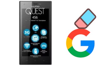 Come eliminare l'account Google su Qumo Quest 456