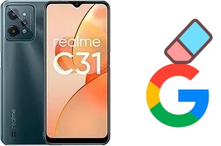 Come eliminare l'account Google su Realme C31