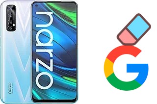 Come eliminare l'account Google su Realme Narzo 20 Pro