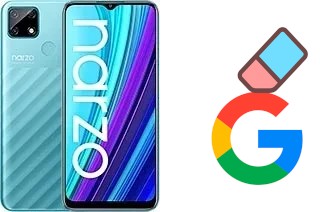 Come eliminare l'account Google su Realme Narzo 30A