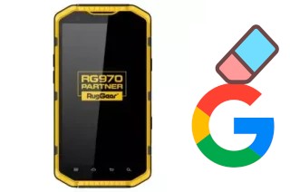 Come eliminare l'account Google su RugGear RG970 Partner