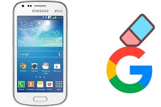 Come eliminare l'account Google su Samsung Galaxy S Duos 2 S7582