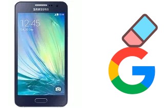 Come eliminare l'account Google su Samsung Galaxy A3