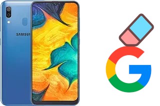 Come eliminare l'account Google su Samsung Galaxy A30