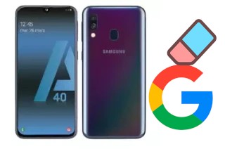 Come eliminare l'account Google su Samsung Galaxy A40s