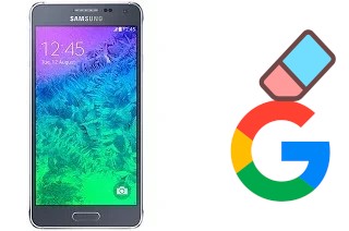 Come eliminare l'account Google su Samsung Galaxy Alpha