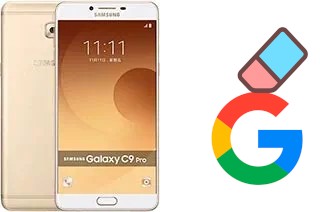 Come eliminare l'account Google su Samsung Galaxy C9 Pro