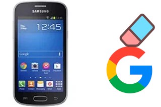 Come eliminare l'account Google su Samsung Galaxy Fresh S7390