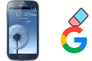 Come eliminare l'account Google su Samsung Galaxy Grand I9080