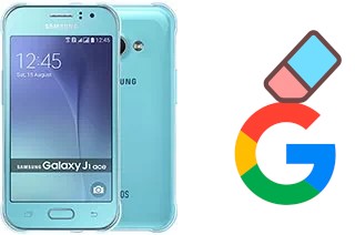 Come eliminare l'account Google su Samsung Galaxy J1 Ace