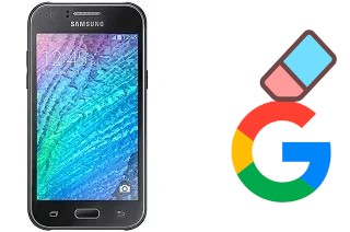 Come eliminare l'account Google su Samsung Galaxy J1