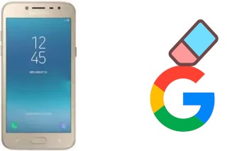 Come eliminare l'account Google su Samsung Galaxy J2 (2018)