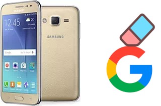 Come eliminare l'account Google su Samsung Galaxy J2