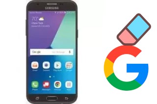 Come eliminare l'account Google su Samsung Galaxy J3 Eclipse