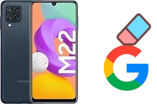 Come eliminare l'account Google su Samsung Galaxy M22