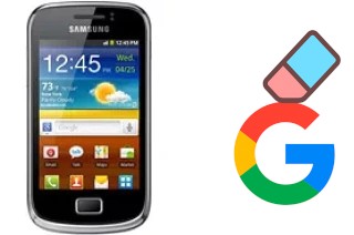 Come eliminare l'account Google su Samsung Galaxy mini 2 S6500