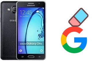 Come eliminare l'account Google su Samsung Galaxy On5 Pro