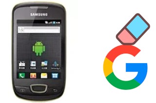 Come eliminare l'account Google su Samsung Galaxy Pop i559