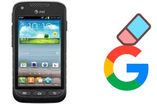 Come eliminare l'account Google su Samsung Galaxy Rugby Pro I547