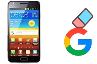 Come eliminare l'account Google su Samsung I929 Galaxy S II Duos