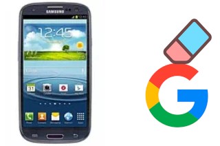 Come eliminare l'account Google su Samsung Galaxy S III I747