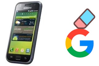 Come eliminare l'account Google su Samsung I9000 Galaxy S