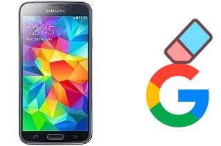 Come eliminare l'account Google su Samsung Galaxy S5 (octa-core)