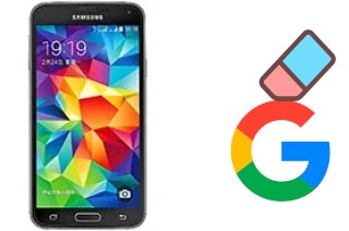 Come eliminare l'account Google su Samsung Galaxy S5 Duos