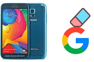 Come eliminare l'account Google su Samsung Galaxy S5 Sport