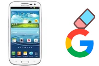 Come eliminare l'account Google su Samsung Galaxy S III CDMA