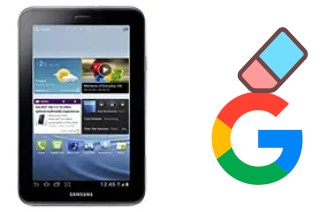 Come eliminare l'account Google su Samsung Galaxy Tab 2 7.0 P3110