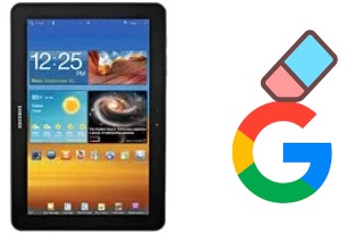 Come eliminare l'account Google su Samsung Galaxy Tab 8.9 P7310