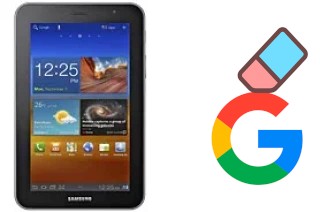 Come eliminare l'account Google su Samsung P6200 Galaxy Tab 7.0 Plus