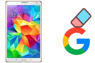 Come eliminare l'account Google su Samsung Galaxy Tab S 8.4 LTE