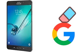 Come eliminare l'account Google su Samsung Galaxy Tab S2 8.0 Wi-Fi SM-T713