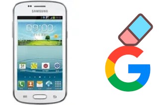 Come eliminare l'account Google su Samsung Galaxy Trend II Duos S7572