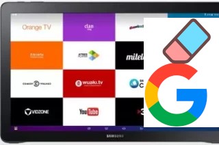 Come eliminare l'account Google su Samsung Galaxy View Wi-Fi