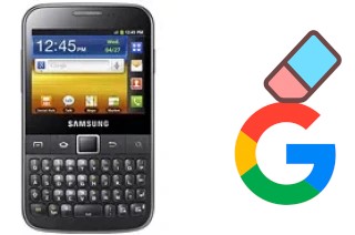 Come eliminare l'account Google su Samsung Galaxy Y Pro B5510