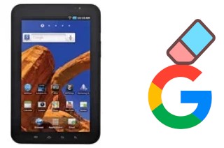 Come eliminare l'account Google su Samsung P1010 Galaxy Tab Wi-Fi