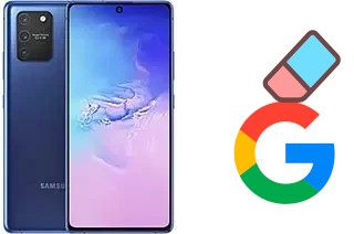 Come eliminare l'account Google su Samsung Galaxy S10 Lite