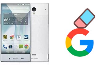 Come eliminare l'account Google su Sharp Aquos Crystal