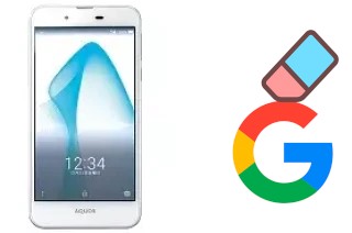 Come eliminare l'account Google su Sharp Aquos L