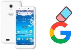 Come eliminare l'account Google su Sky-Devices Elite B55