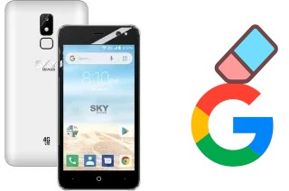 Come eliminare l'account Google su Sky-Devices Prestige