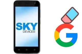 Come eliminare l'account Google su Sky-Devices Sky Elite 4-5P