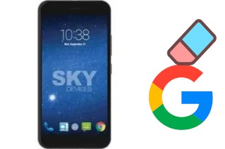 Come eliminare l'account Google su Sky-Devices Sky Elite 5-0L Plus