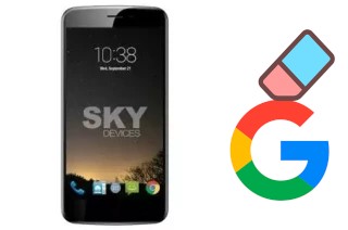 Come eliminare l'account Google su Sky-Devices Sky Elite 5-5L Plus