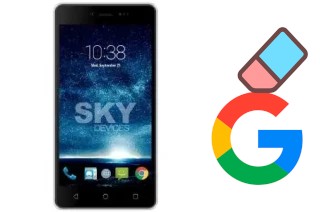 Come eliminare l'account Google su Sky-Devices Sky Fuego 5-0 Plus