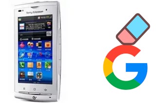 Come eliminare l'account Google su Sony Ericsson A8i