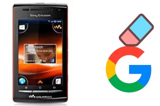 Come eliminare l'account Google su Sony Ericsson W8